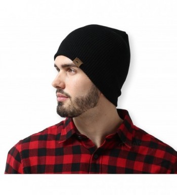 Daily Ribbed Beanie Tough Headwear - Black - C212MJ4DPL7