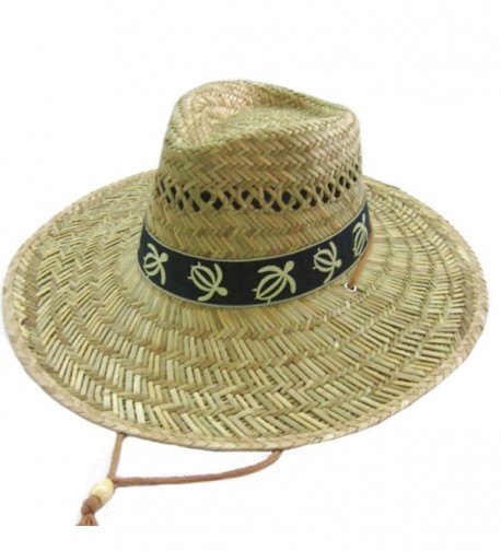 WP Farmers turtle printed band sun block bigbrim straw hat - CE11KXD7HQL