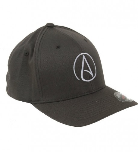Atheist Centered Symbol Baseball Flexfit Grey