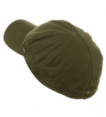 MG Zippered Flap Cap Olive W15S45A