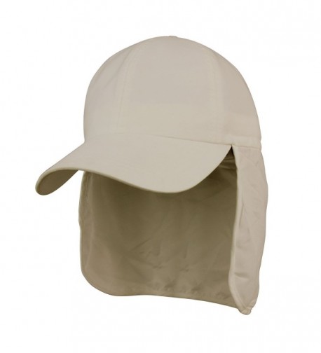 Juniper Brushed Microfiber Cap with Flap - Khaki - CP11LV4H39H