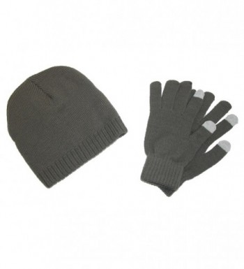 CTM Beanie Screen Gloves Winter in Men's Skullies & Beanies