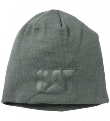 Caterpillar Men's Trademark Knit Cap - Grey - CA11FGSIZ9B