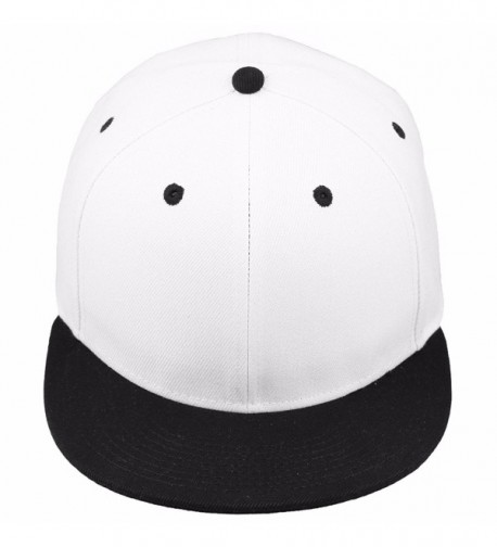 Samtree Snapback Patchwork Baseball 02 White