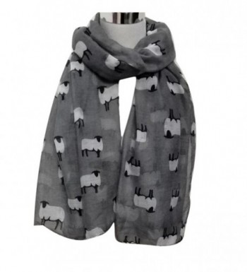 Women Fashion Sheep Print Scarves