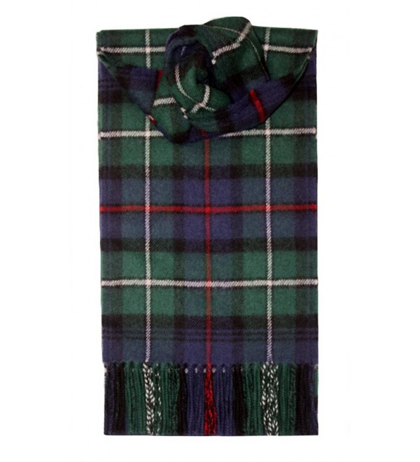 MacKenzie Clan Modern Tartan Scarf - CU11ED5Z40B