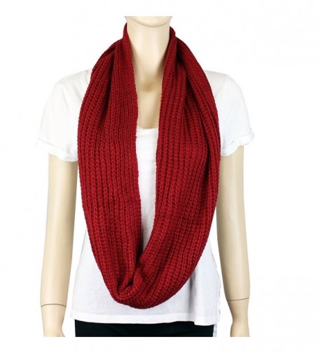 Classic Infinity Scarf Solid Color in Cold Weather Scarves & Wraps