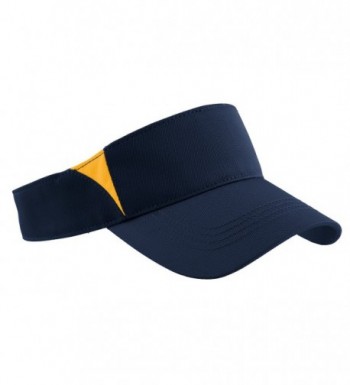 Sport-Tek Men's Dry Zone Colorblock Visor - True Navy/Gold - CI11QDSGS2J