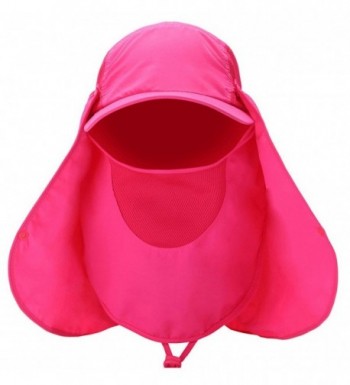 Sawadikaa Outdoor Mask Hat With Head Net Mesh Face Protection Sun Flap Cpas - Rose - CL18270XN32
