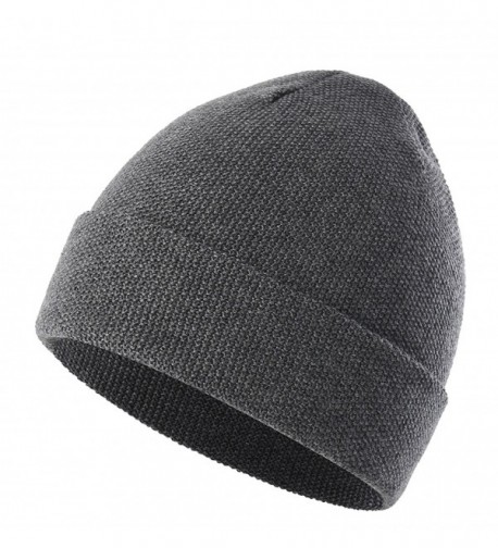 Unisex Mens Slouchy Long Beanie Thin Knit Beanie Hat Winter Skull Cap ...