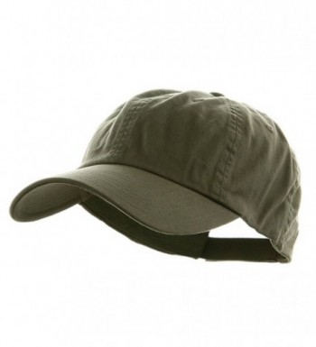 Mega Cap Low Profile Velcro Adjustable Cotton Twill Cap- Olive-One Size - CV1281GPPB5