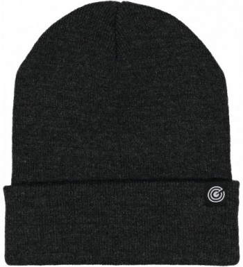 Evony Cuffed Beanie - Warm Daily Beanie Hat With Foldover Cuff - Stylish Colors - Charcoal Grey - CG12NA5FB7O