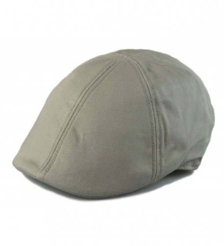 Mens 6pannel Duck Bill Curved Ivy Drivers Hat One Size(Elastic band Closure) - Gray - CC12HN3UL6V