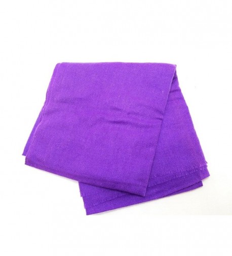 Cashmere Lightweight Scarf Natural Violet