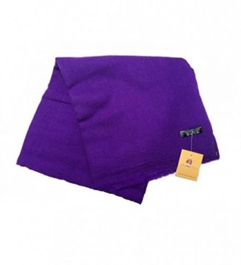 Cashmere Lightweight Scarf Natural Violet in Cold Weather Scarves & Wraps
