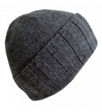 Frost Hats Luxurious Cashmere Classic Unisex Beanie CSH-N804 - Charcoal - C0129GGO9AB