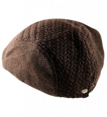 Itzu Waffle Texture Newsboy Gatsby in Men's Newsboy Caps