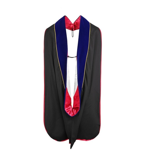 Lescapsgown Doctoral Hood with Gold Piping - Blueredwhite - CZ12N3AXRRN
