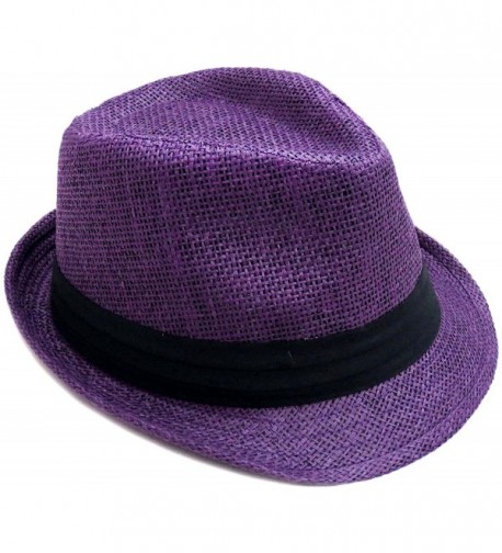 Hemantal Classic Lightweight Fedora Purple