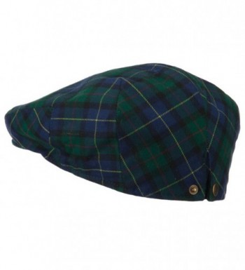 Mens Wool Blend Plaid Ivy