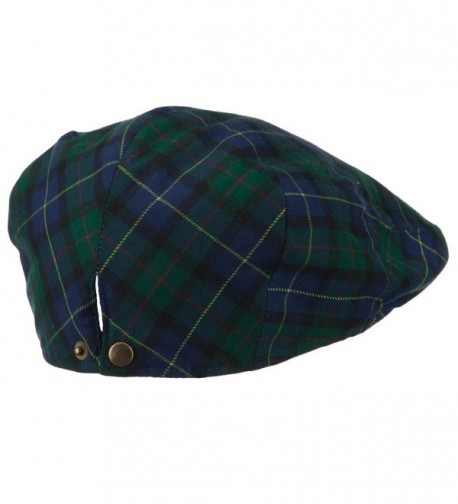 Mens Wool Blend Plaid Ivy in Men's Newsboy Caps