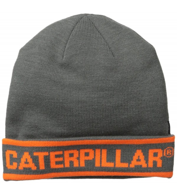 Caterpillar Men's Stand-Out Knit Cap - Dark Heather Grey - CP11LUA977R