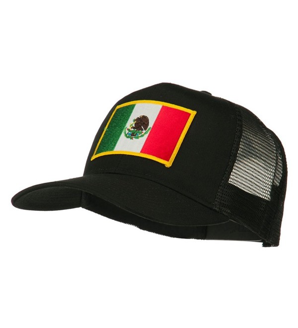 Mexico Flag Patched Mesh Cap - Black - CL11Q3T1AAV