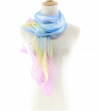 Jiao Miao Women's Solid Color 3 layers Silk Long Scarf - 170111-10 - CZ1879X6SIQ