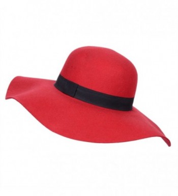 Verashome Fedora Womens Vintage Bowler - Red - C618526RU5S