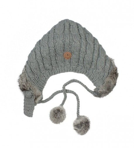 Kenmont Winter Rabbit Earflap Outdoor in Women's Skullies & Beanies