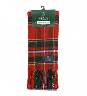 Clans Of Scotland Pure New Wool Scottish Tartan Scarf Drummond Of Perth (One Size) - CY1257ALHNR