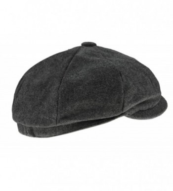 Classic 8 Panel Wool Tweed Newsboy Gatsby Ivy Cap Golf Cabbie Driving ...