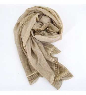 Monique Pleated Cotton Autumn Scarves in Fashion Scarves