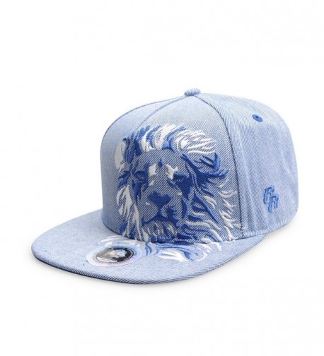 Riorex Baseball Embroidery Adjustable Strapback - Blue - CR189KHS52M