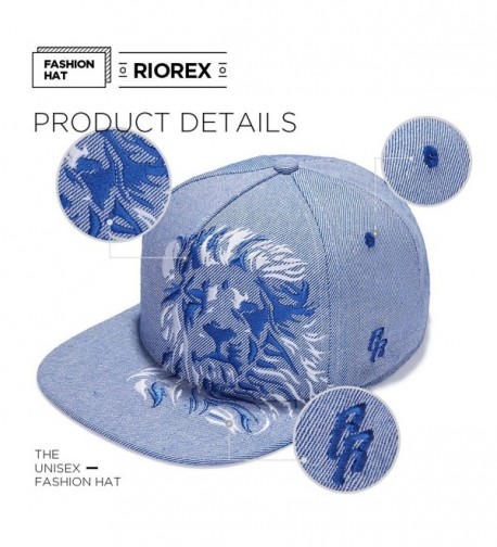 Riorex Baseball Embroidery Adjustable Strapback in Women's Baseball Caps