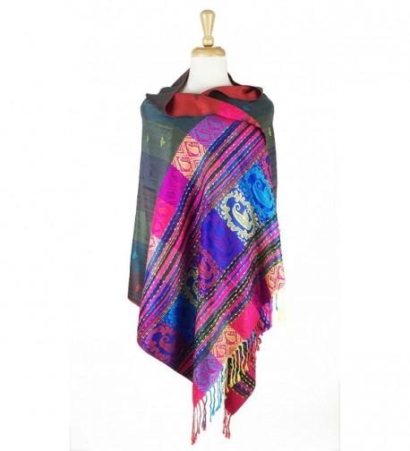 Paskmlna%C2%AE Rainbow Tropical Colorful Pashmina