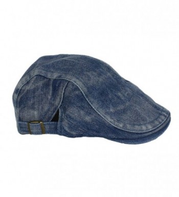 Denim Newsboy Gatsby Cabbie Driver in Men's Newsboy Caps