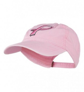 Pink Breast Cancer Embroidered Washed