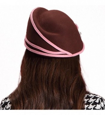 Junes Young Handmade Beret Occasion in Women's Fedoras