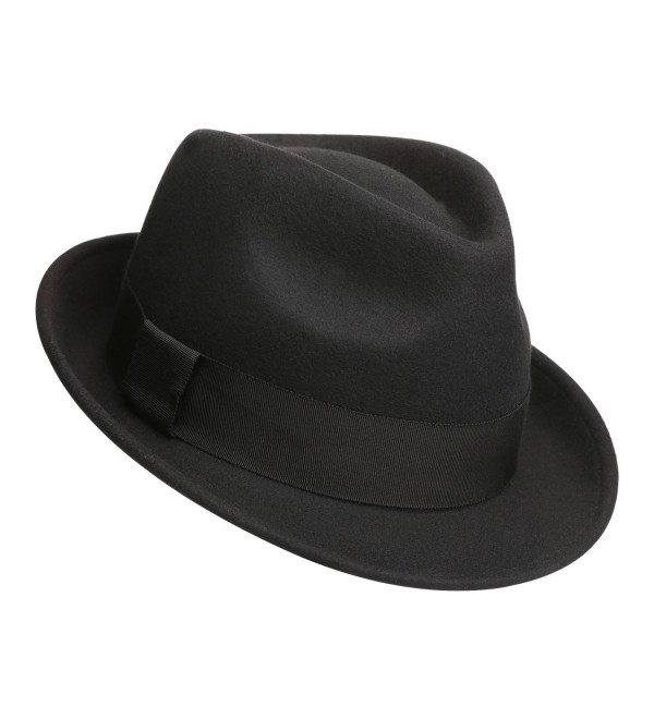 Mens Felt Fedora Hat Unisex Classic Manhattan Indiana Jones Hats A ...