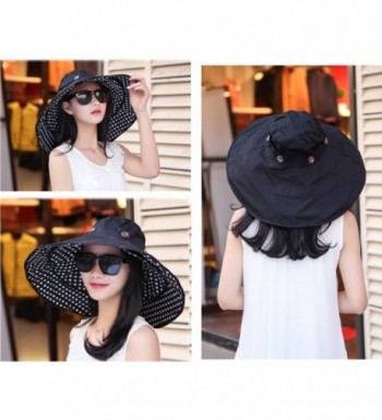 Beach Sun Bucket Hat iHomey Packable Shapeable Extra Large Brim Floppy Sun Hat Reversible UPF 50