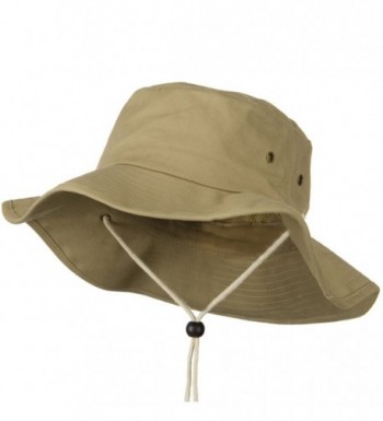 Big Size Cotton Australian Hat - Khaki (For Big Head) - CR110J6BAY1