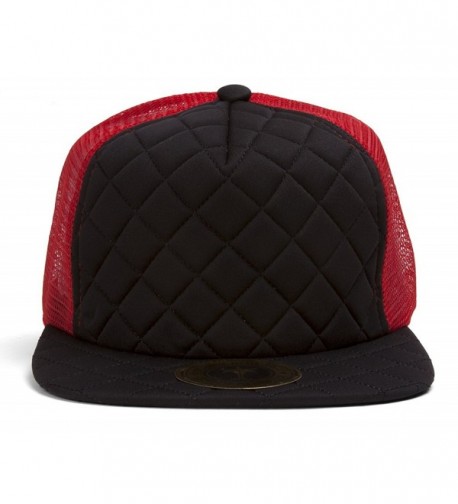 TopHeadwear Quilted Adjustable Trucker Hat