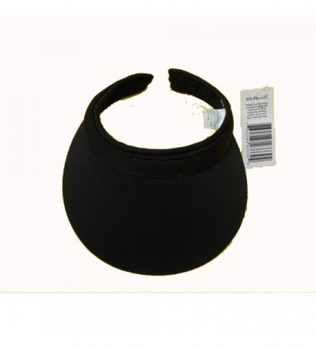 Cushees 233R Cotton Clip on Visor Black - CS11CZB0QWV