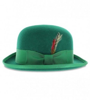 Belfry Mickey Irish Green Feather in Men's Fedoras