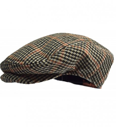 Classic Herringbone Tweed Newsboy Houndstooth