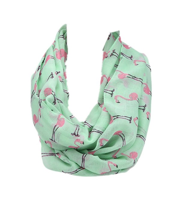 Kingfansion Women Ladies Flamingos Pattern Print Voile Wrap Shawl Scarf ...