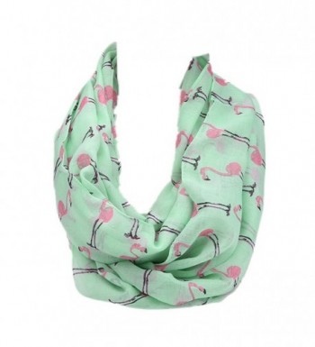 Kingfansion Women Ladies Flamingos Pattern Print Voile Wrap Shawl Scarf - CQ120R5IF7J