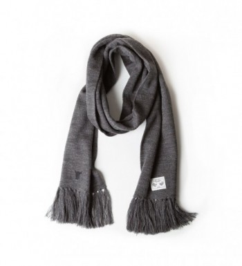 TORRO Premium 100% Wool Scarf - Charcoal Grey - C412NGG0NYY