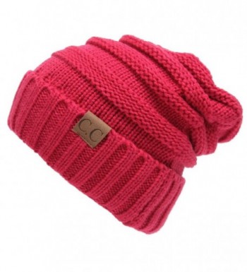 AIJIAO Winter Crochet Thermal Slouchy in Women's Skullies & Beanies
